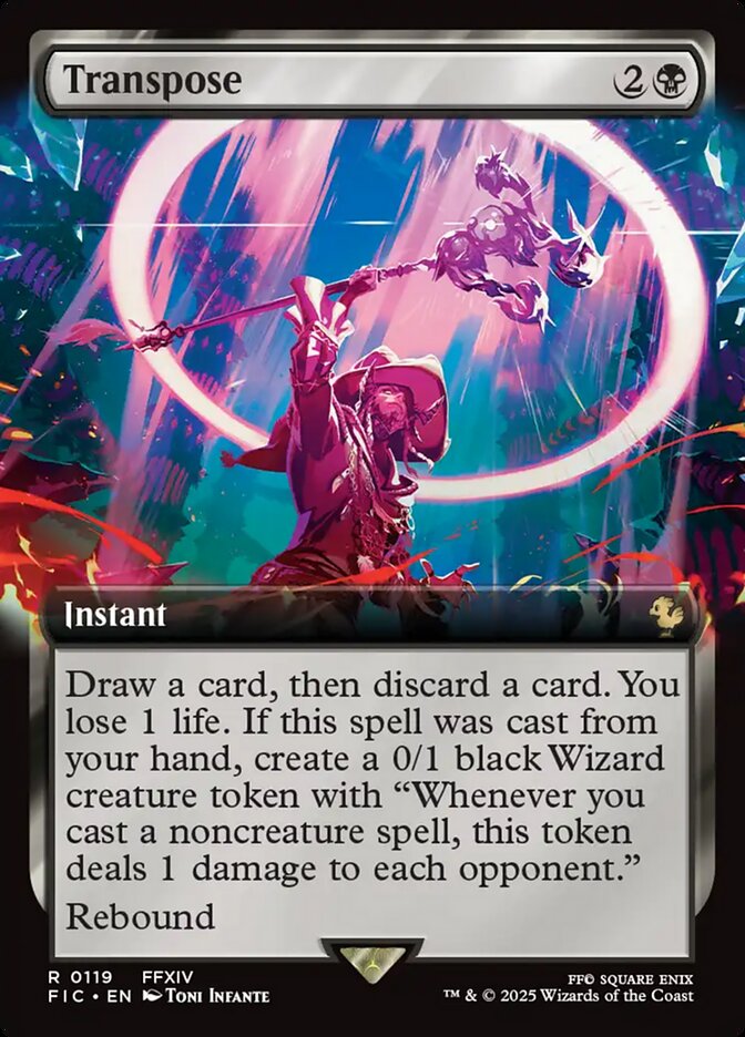 Transpose, Final fantasy commander Card Art