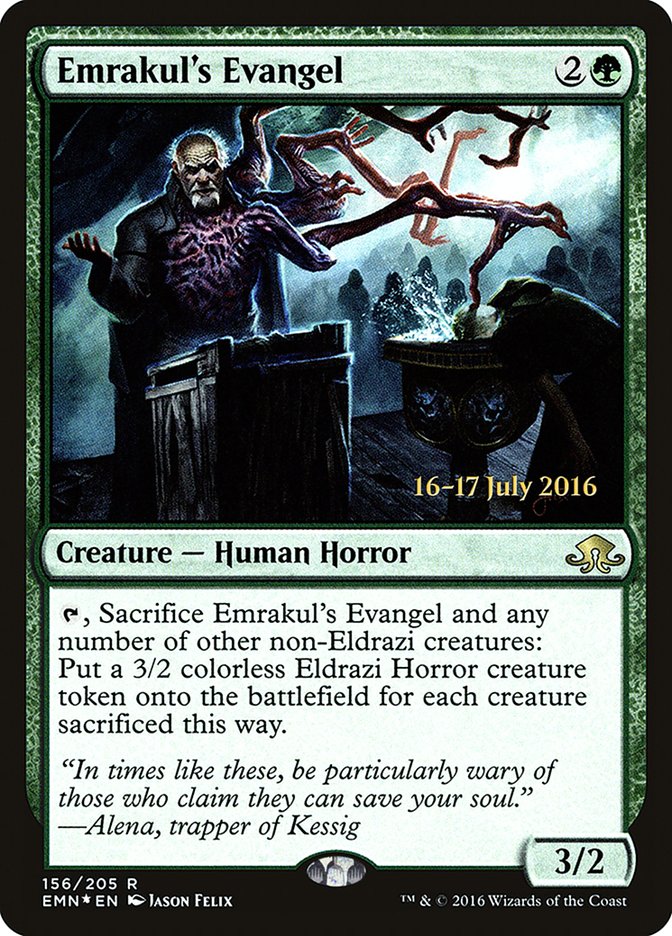 Emrakul's Evangel, Eldritch moon promos Card Art