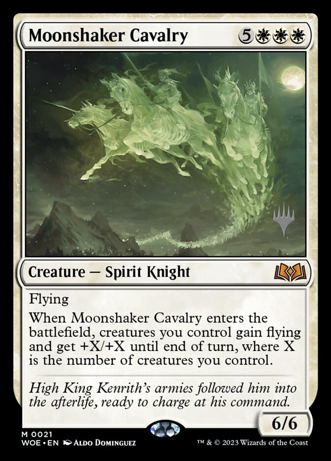 Moonshaker Cavalry, Wilds Of Eldraine Promos Card Art