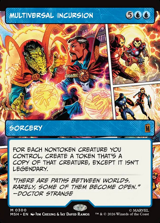 Multiversal Incursion, Marvel Super Heroes Card Art