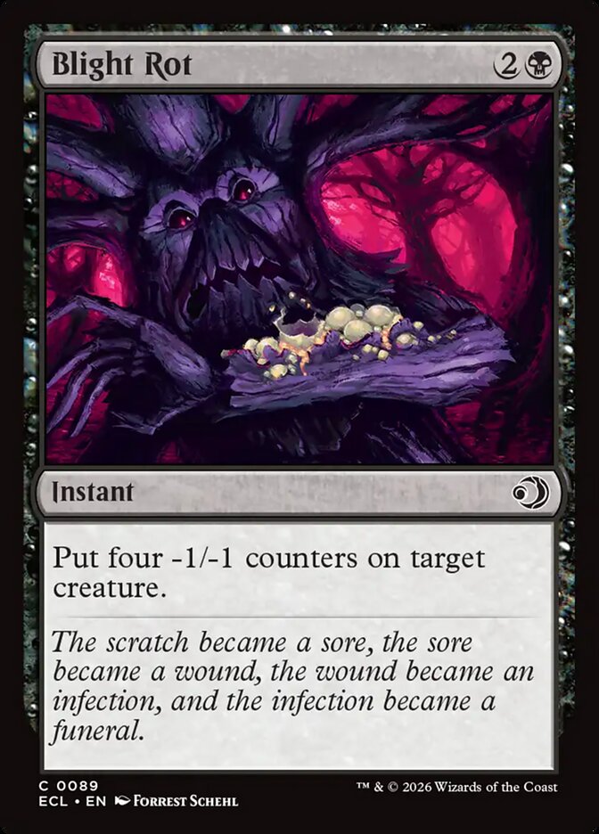 Blight Rot, Lorwyn Eclipsed Card Art