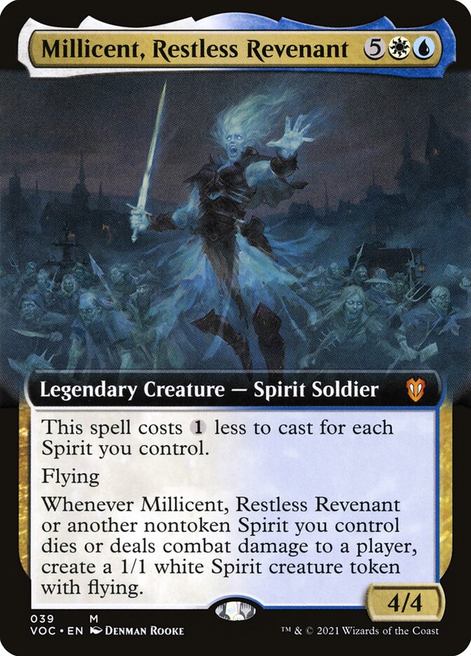 Millicent, Restless Revenant, Crimson Vow Commander Card Art
