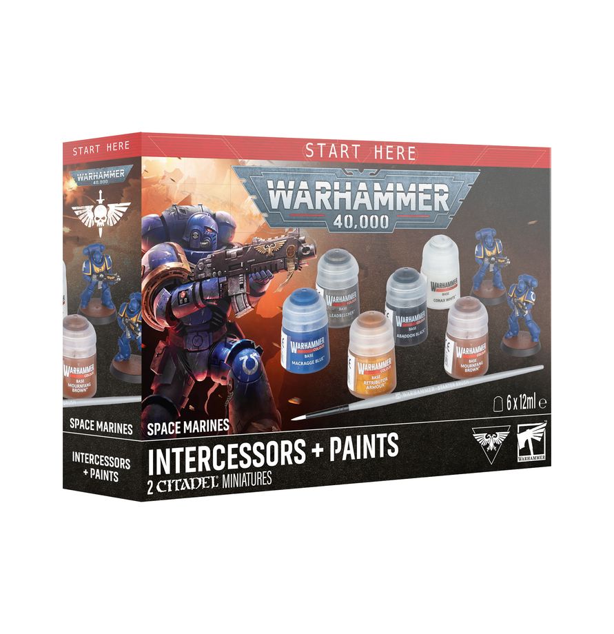 Warhammer: 40K - Intercessors + Paints