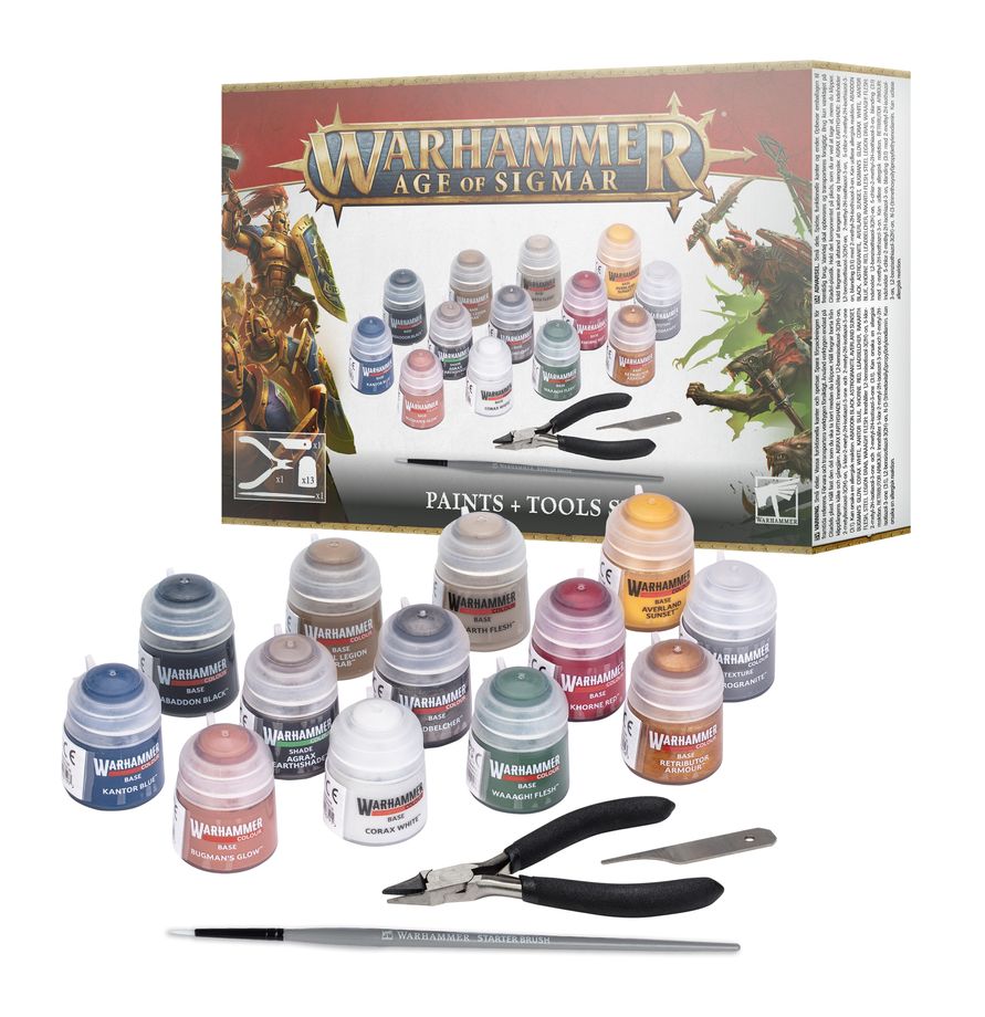 Warhammer: Age of Sigmar - Paints + Tools Set (2024)