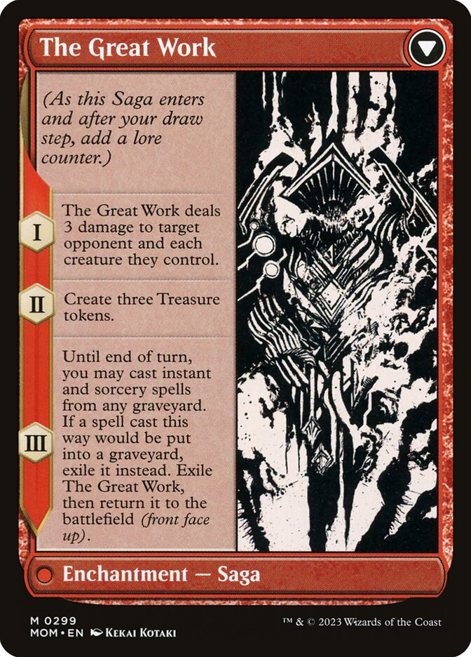 Urabrask // The Great Work, March Of The Machine Card Art