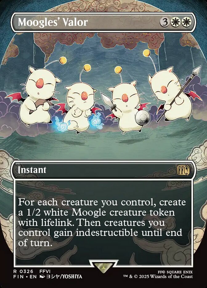 Moogles' Valor, Final fantasy Card Art