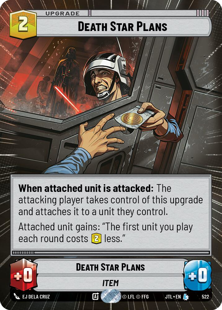 Death Star Plans, Jump to Lightspeed Card Art