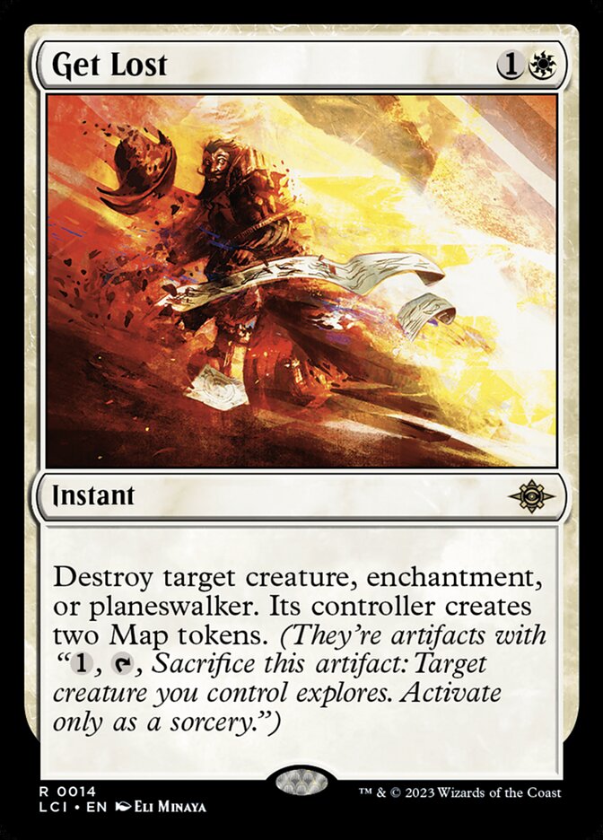 Get Lost, The lost caverns of ixalan Card Art