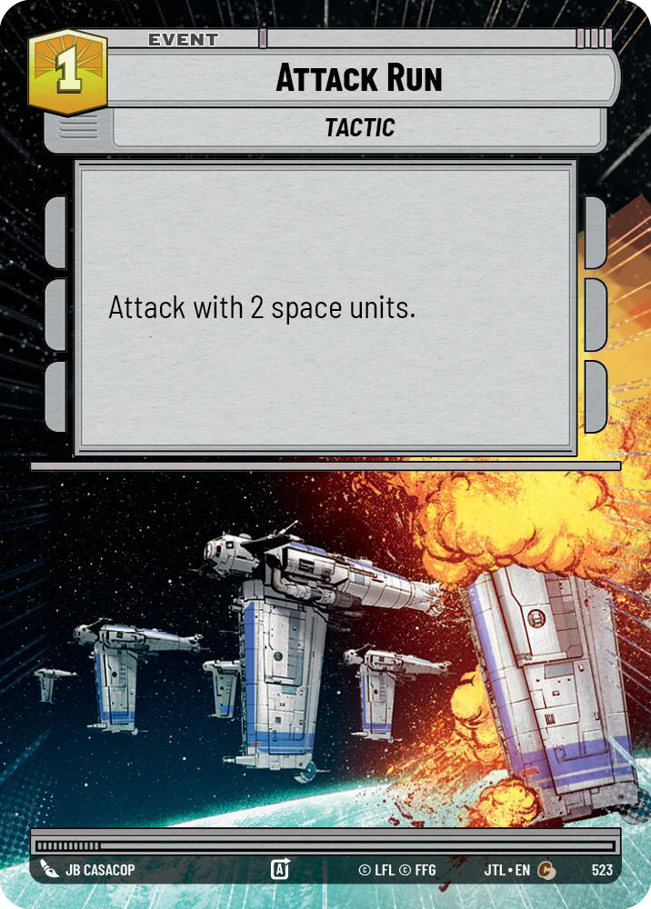 Attack Run, Jump to Lightspeed Card Art