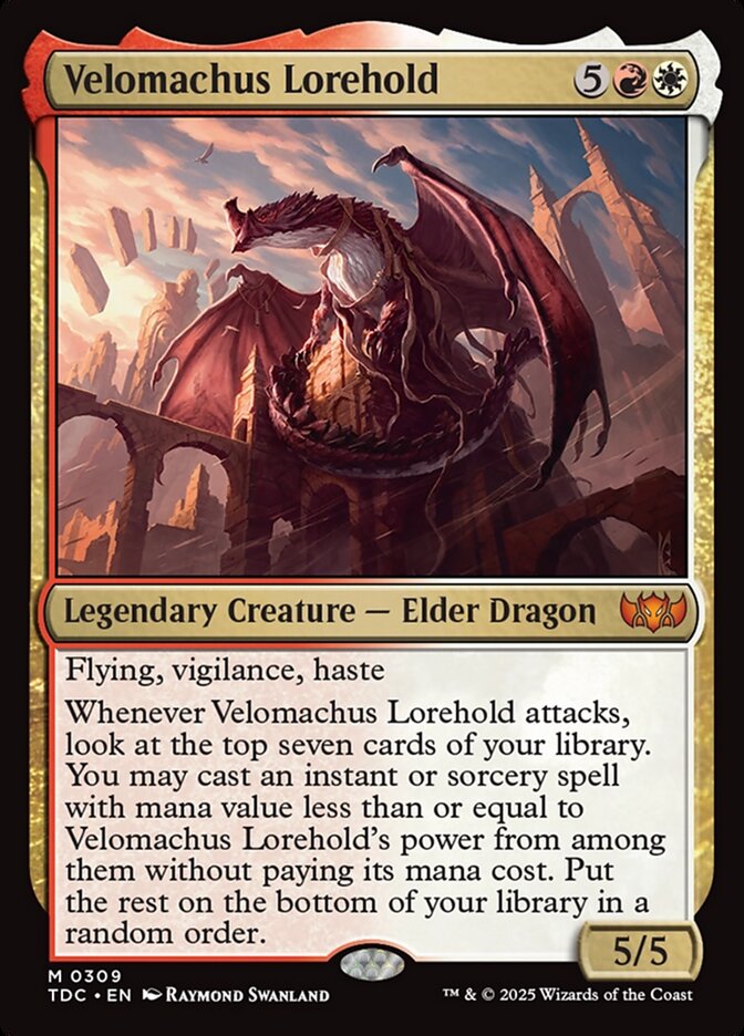 Velomachus Lorehold, Tarkir: Dragonstorm Commander Card Art