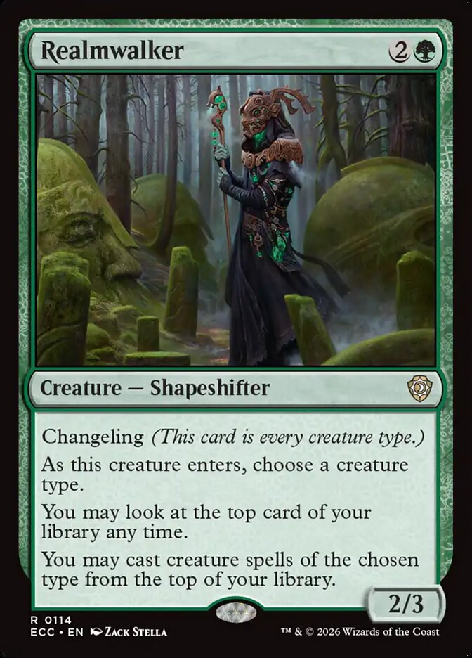 Realmwalker, Lorwyn Eclipsed Commander Card Art