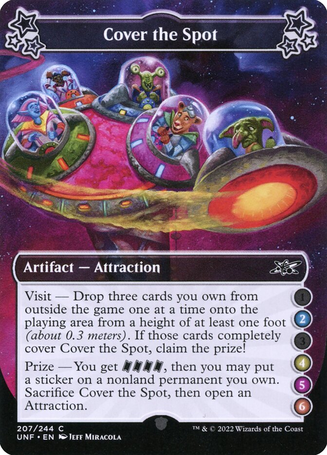 Cover the Spot, Unfinity Card Art