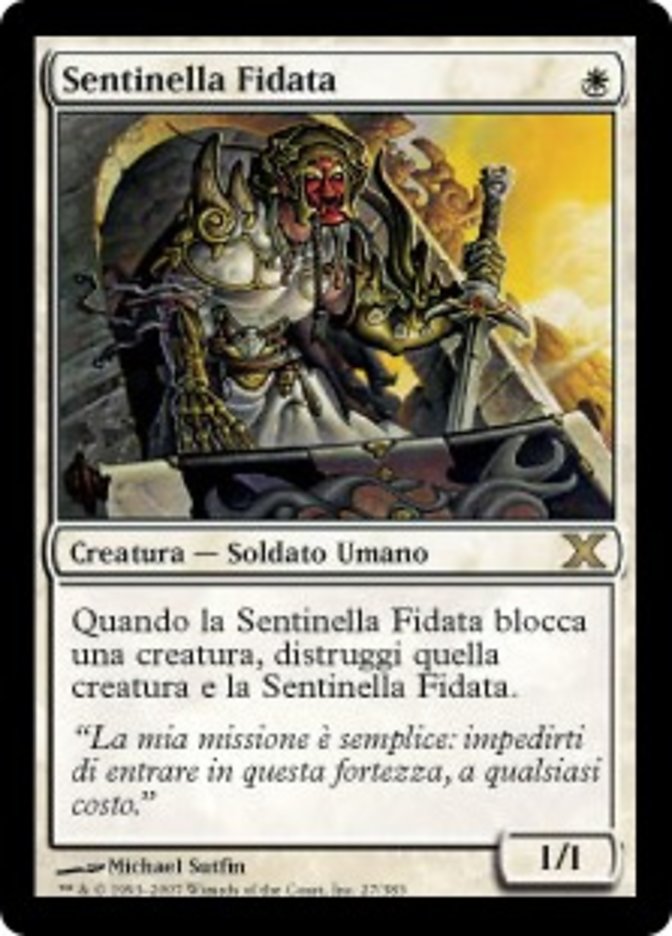 Loyal Sentry, Tenth Edition Card Art