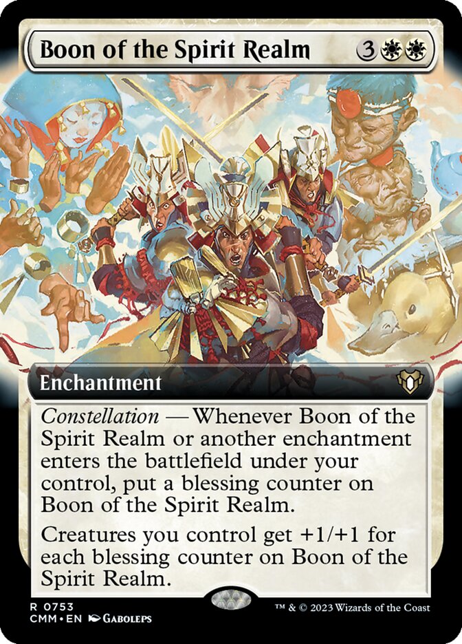 Boon of the Spirit Realm, Commander Masters Card Art