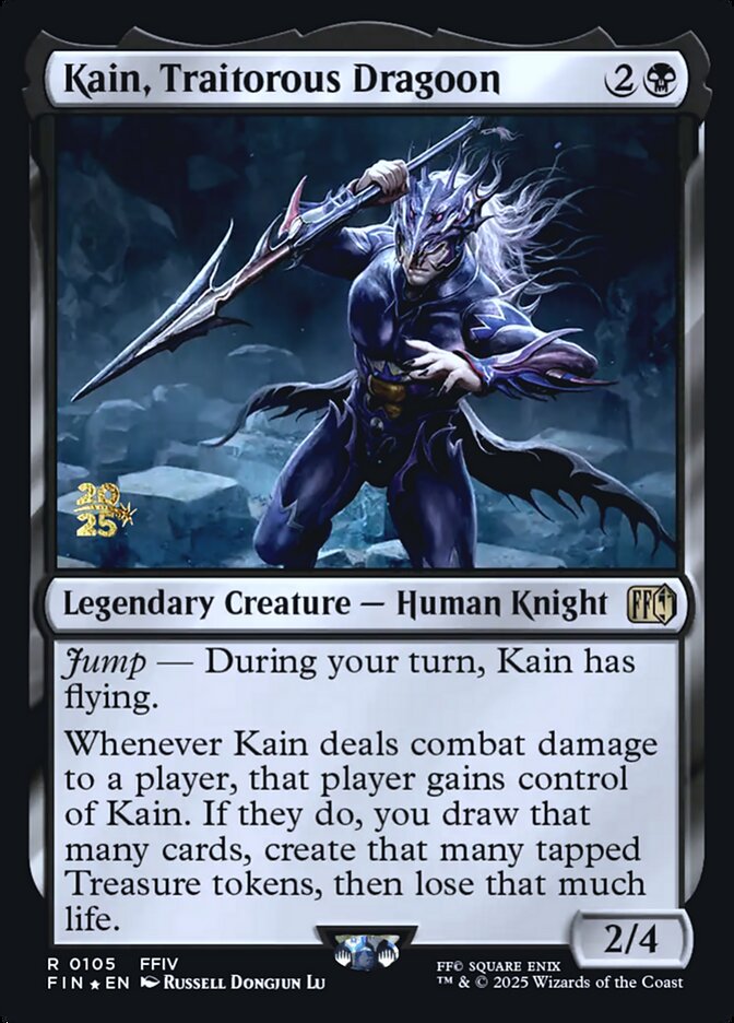 Kain, Traitorous Dragoon, Final Fantasy Promos Card Art