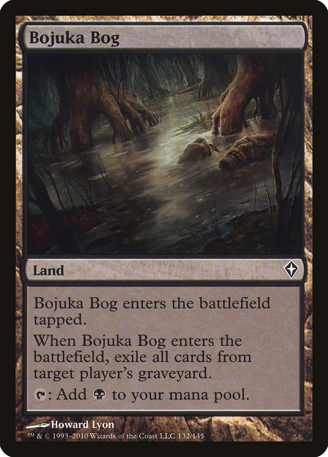 Bojuka Bog, Worldwake Card Art