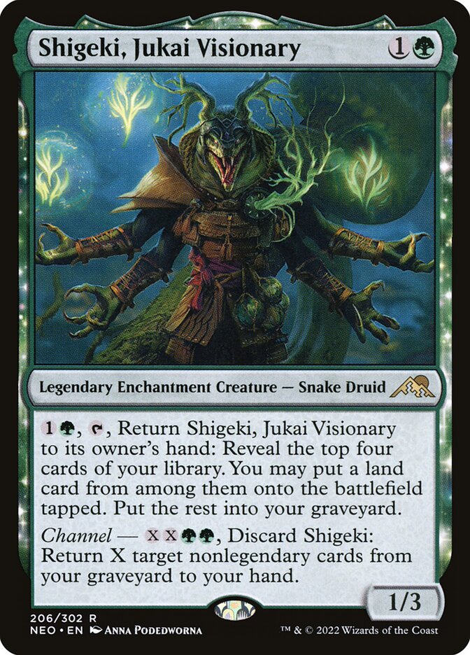 Shigeki, Jukai Visionary, Kamigawa: neon dynasty Card Art