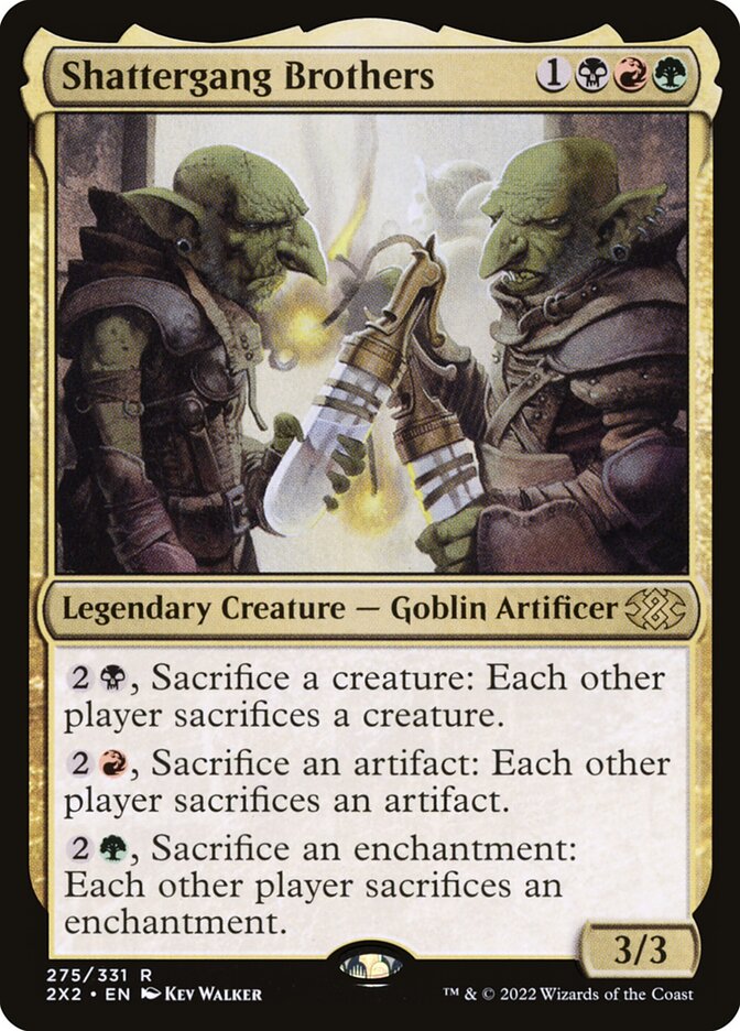 Shattergang Brothers, Double masters 2022 Card Art