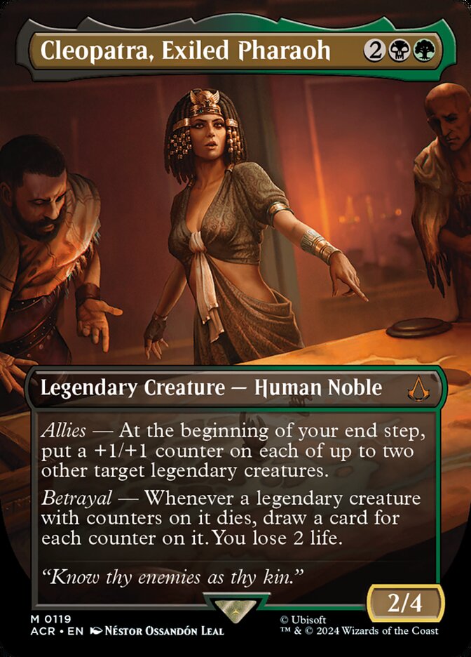 Cleopatra, Exiled Pharaoh, Assassin'S Creed Card Art