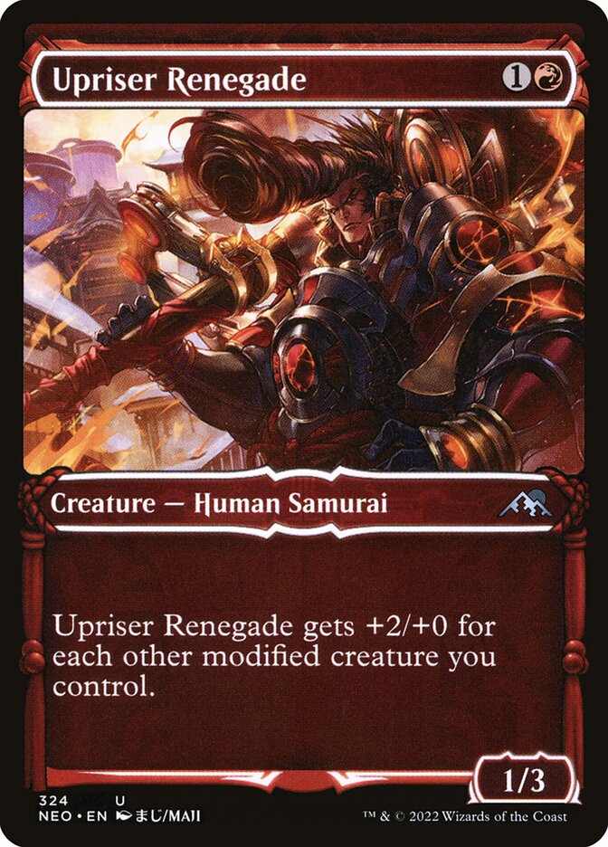 Upriser Renegade, Kamigawa: Neon Dynasty Card Art