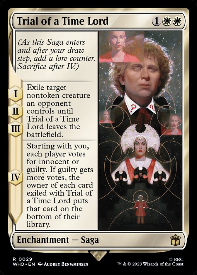 Trial of a Time Lord, Doctor Who Card Art