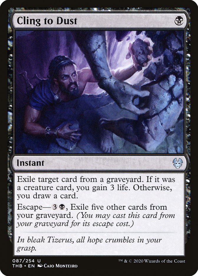 Cling to Dust, Theros beyond death Card Art