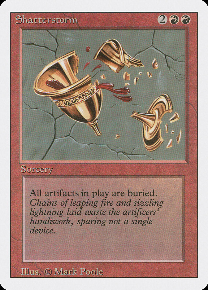 Shatterstorm, Revised edition Card Art