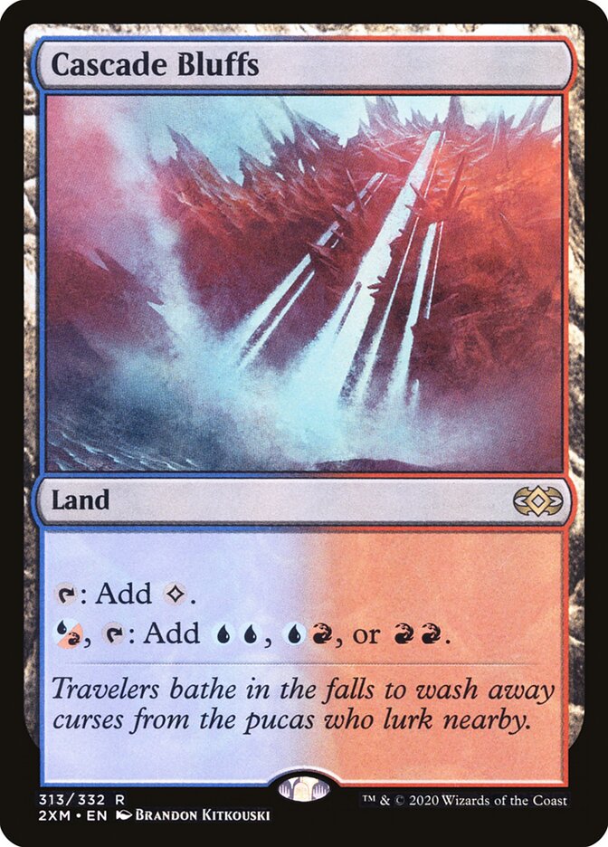 Cascade Bluffs, Double Masters Card Art
