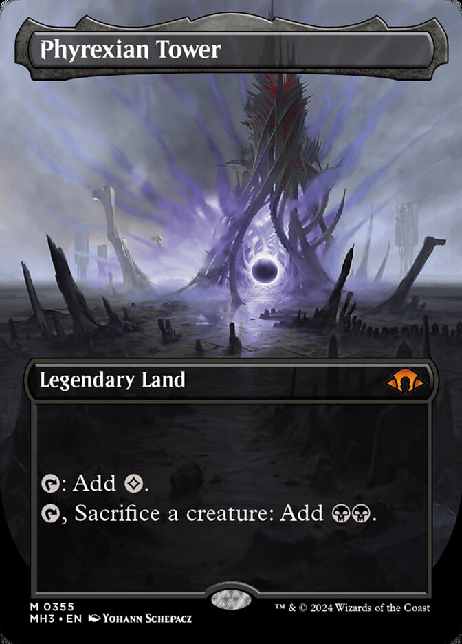 Phyrexian Tower, Modern horizons 3 Card Art