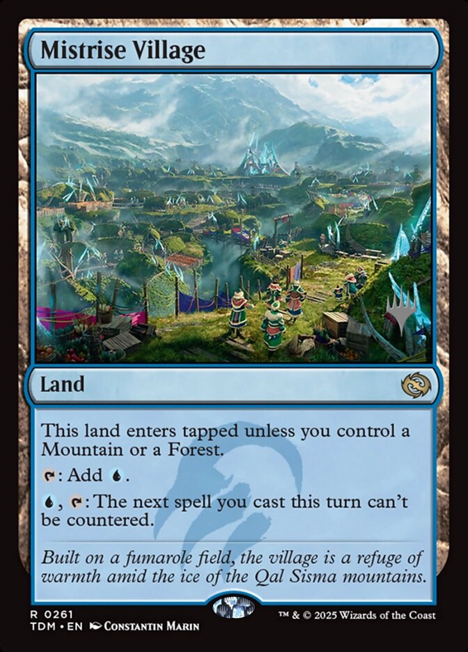 Mistrise Village, Tarkir: dragonstorm promos Card Art