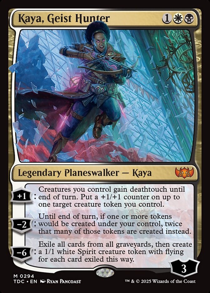 Kaya, Geist Hunter, Tarkir: Dragonstorm Commander Card Art
