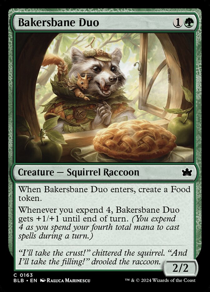 Bakersbane Duo, Bloomburrow Card Art