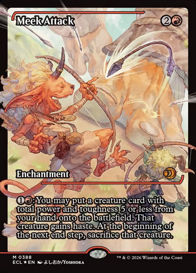 Meek Attack, Lorwyn Eclipsed Card Art