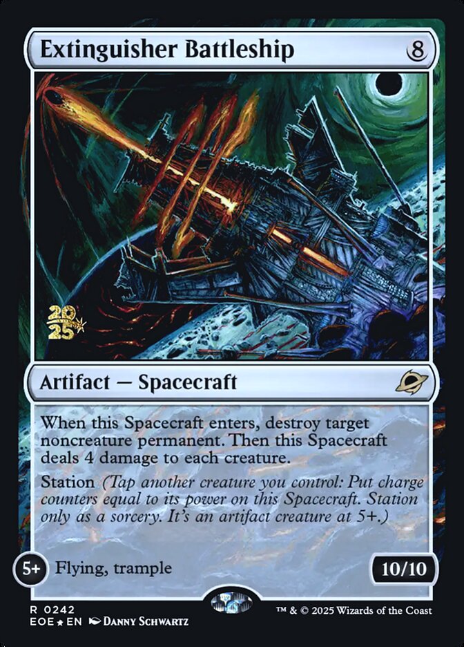 Extinguisher Battleship, Edge Of Eternities Promos Card Art