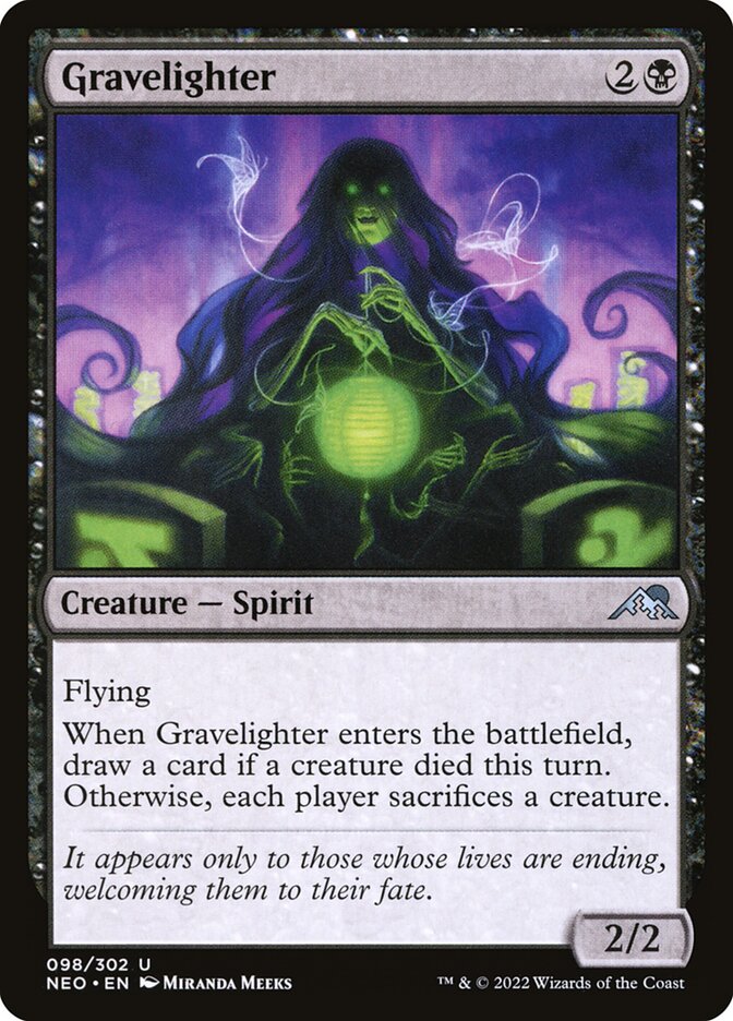 Gravelighter, Kamigawa: neon dynasty Card Art