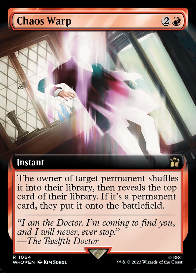 Chaos Warp, Doctor Who Card Art