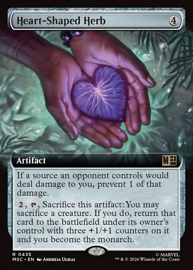 Heart-Shaped Herb, Marvel Super Heroes Commander Card Art