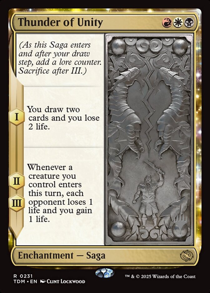 Thunder of Unity, Tarkir: Dragonstorm Promos Card Art
