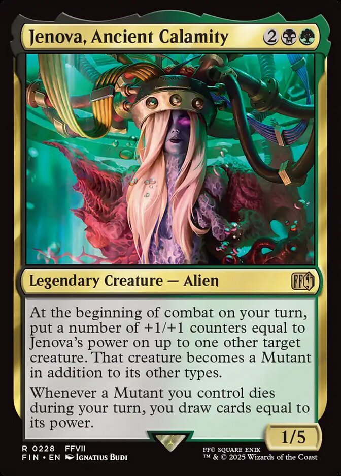 Jenova, Ancient Calamity, Final fantasy Card Art