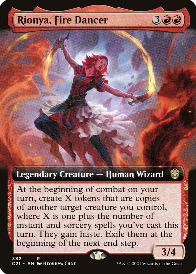 Rionya, Fire Dancer, Commander 2021 Card Art
