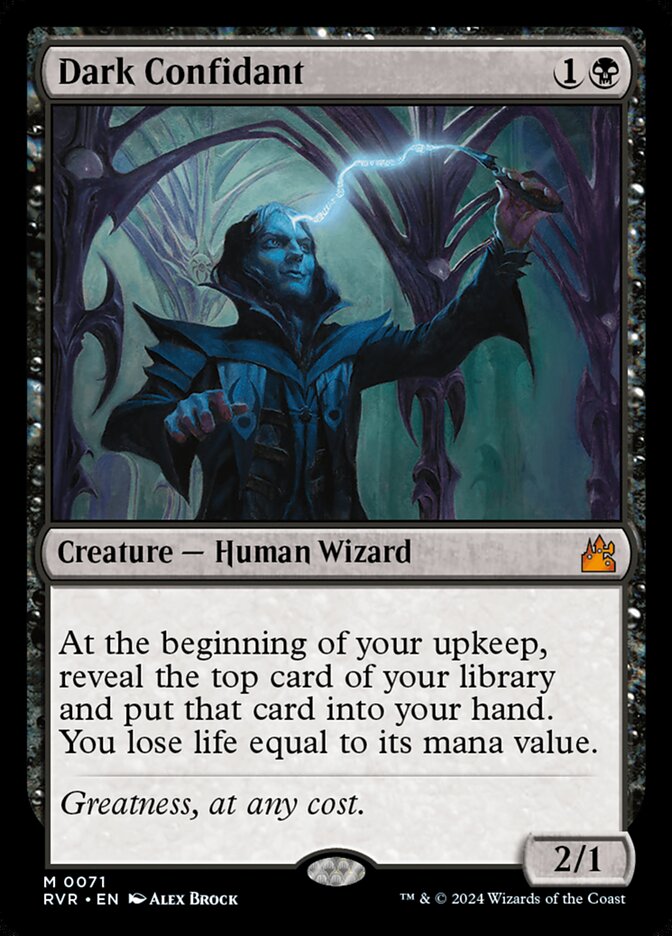 Dark Confidant, Ravnica Remastered Card Art