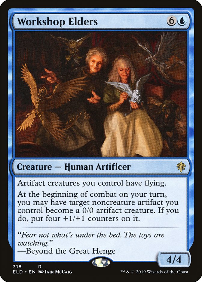 Workshop Elders, Throne of eldraine Card Art