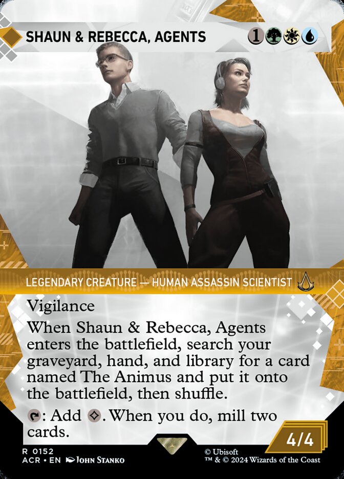 Shaun & Rebecca, Agents, Assassin'S Creed Card Art