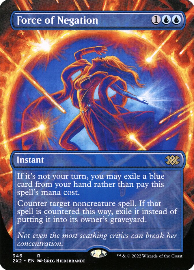 Force of Negation, Double masters 2022 Card Art