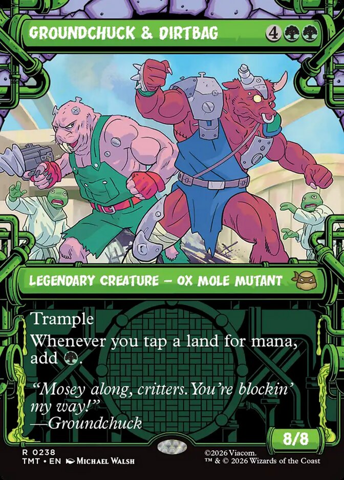 Groundchuck & Dirtbag, Teenage Mutant Ninja Turtles Card Art