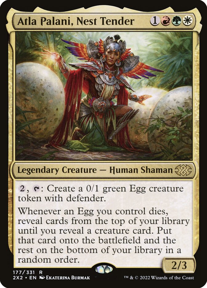 Atla Palani, Nest Tender, Double masters 2022 Card Art