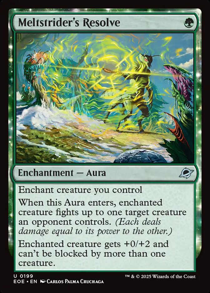 Meltstrider's Resolve, Edge Of Eternities Card Art