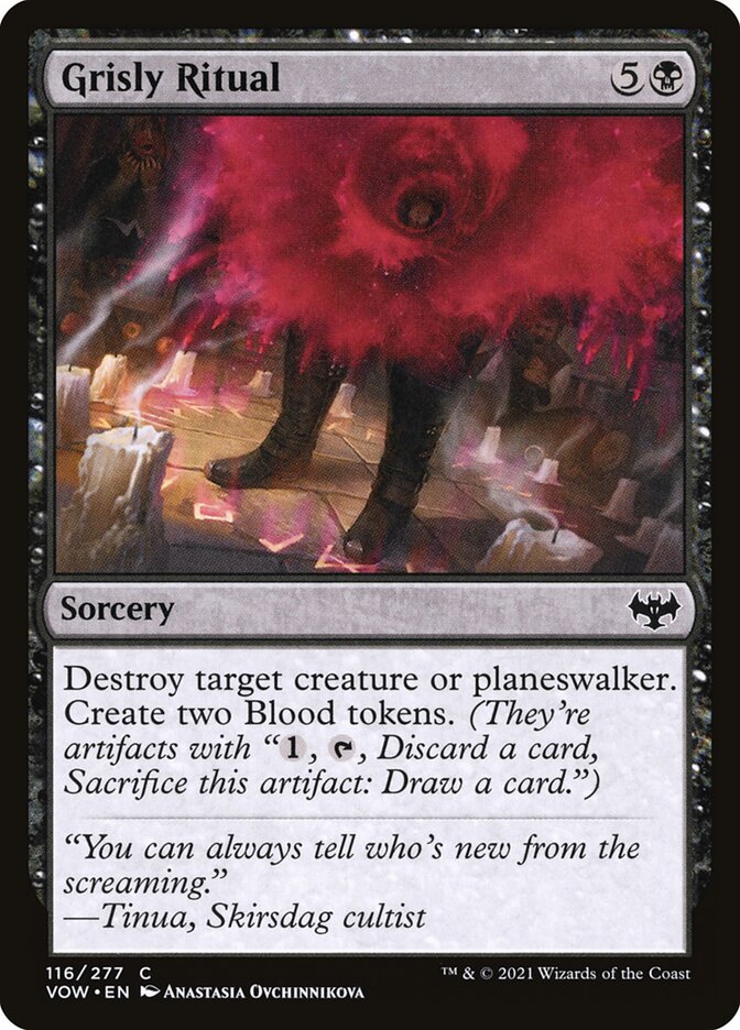 Grisly Ritual, Innistrad: crimson vow Card Art