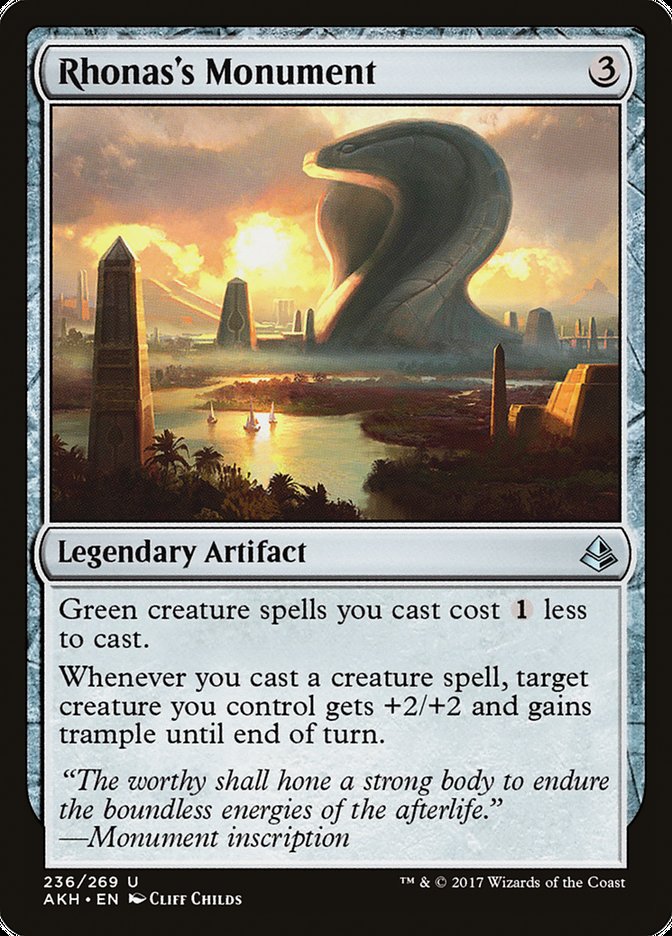 Rhonas's Monument, Amonkhet Card Art