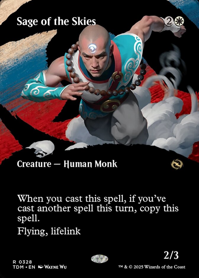 Sage of the Skies, Tarkir: dragonstorm Card Art